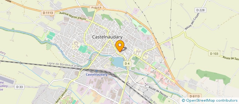 localisation de l'entreprise SCDF JANOT & HENRY à CASTELNAUDARY