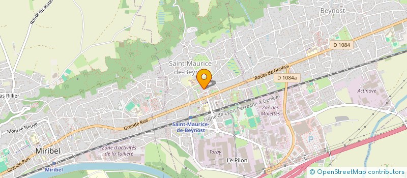 localisation de l'entreprise SCDF JF MATTON MESDAMES GONON ET M ODIER à SAINT-MAURICE-DE-BEYNOST