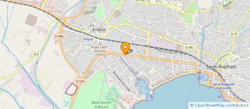 localisation de l'entreprise SCDF JP GHIGO O LEGRAND à FREJUS