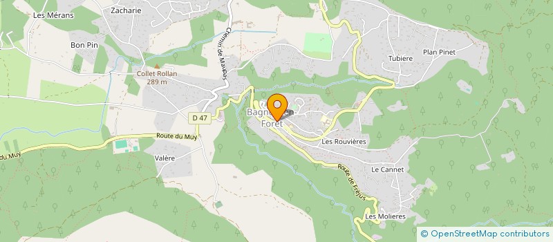 localisation de l'entreprise SCDF KARINE MICHALAK NATHALIE VERGAELEN  BAGNOLS-EN-FORET