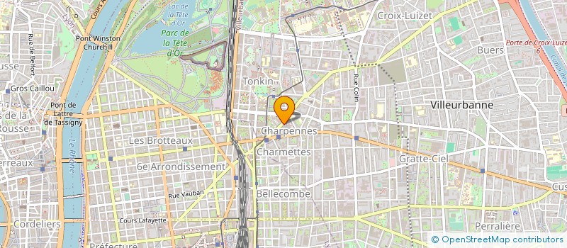 localisation de l'entreprise SCDF KOCAAY  VILLEURBANNE