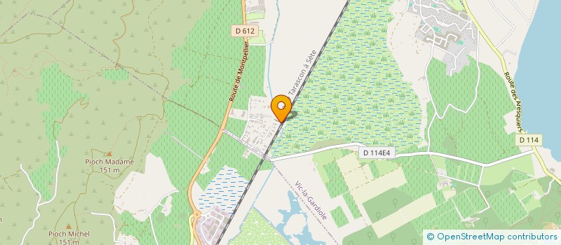 localisation de l'entreprise SCDF KOESTER BERNARD CHARLES ET CECILE à FRONTIGNAN