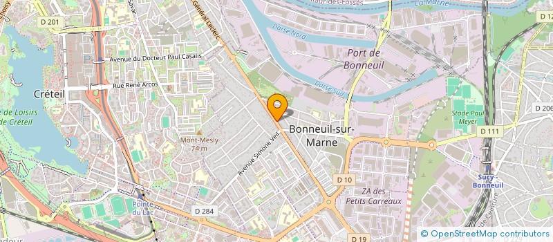 localisation de l'entreprise SCDF KOUKKOUS ET BOUHGIERI à BONNEUIL-SUR-MARNE