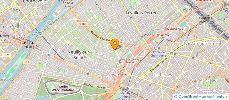 localisation de l'entreprise SCDF LABORDE GOZY à NEUILLY-SUR-SEINE