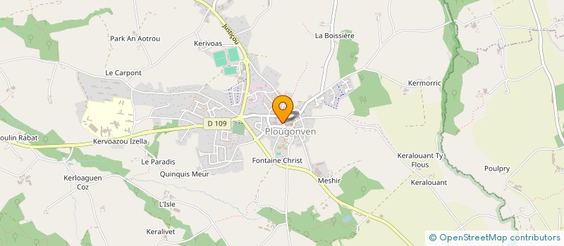 localisation de l'entreprise SCDF LACHUER MARIE & MARCELLE  PLOUGONVEN