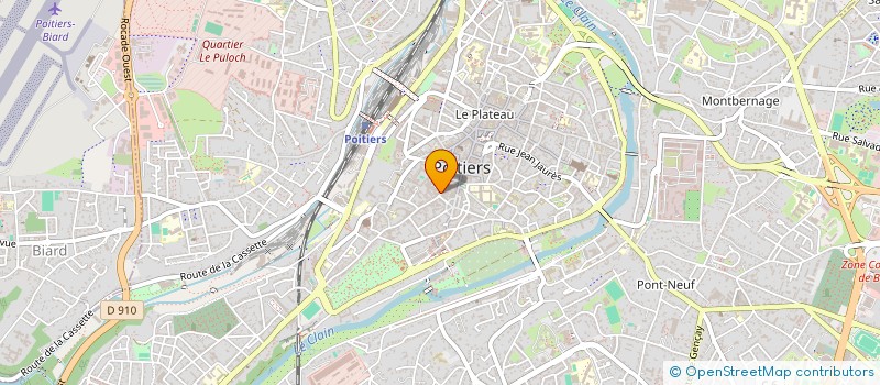 localisation de l'entreprise SCDF LACOSTE Y LACOSTE F à POITIERS