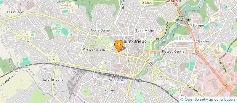 localisation de l'entreprise SCDF LADEVESE CHEVALIER à SAINT-BRIEUC