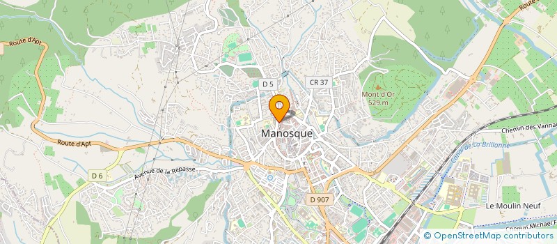localisation de l'entreprise SCDF LAFFOUGERE ET PLOUZIN à MANOSQUE