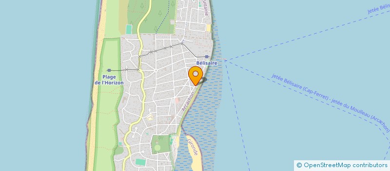 localisation de l'entreprise SCDF LAFOURCADE TRIAS  LEGE-CAP-FERRET