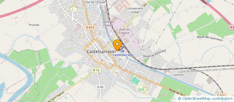 localisation de l'entreprise SCDF LAGLENNE ET PAULE  CASTELSARRASIN