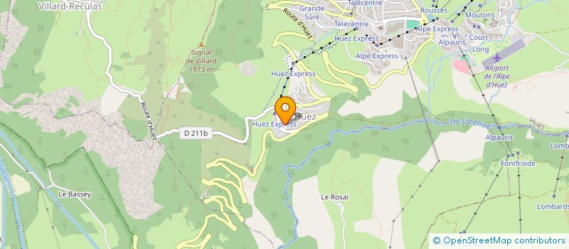 localisation de l'entreprise SCDF LAMBOLEZ ET CIROTTEAU à HUEZ