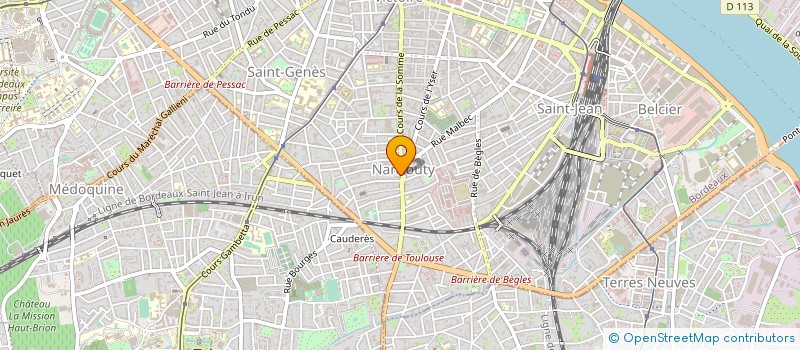 localisation de l'entreprise SCDF LAROCHE FRERES à BORDEAUX