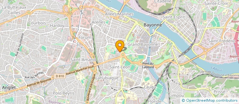 localisation de l'entreprise SCDF LARREDE MARSAULT CAPDEVIELLE à BAYONNE