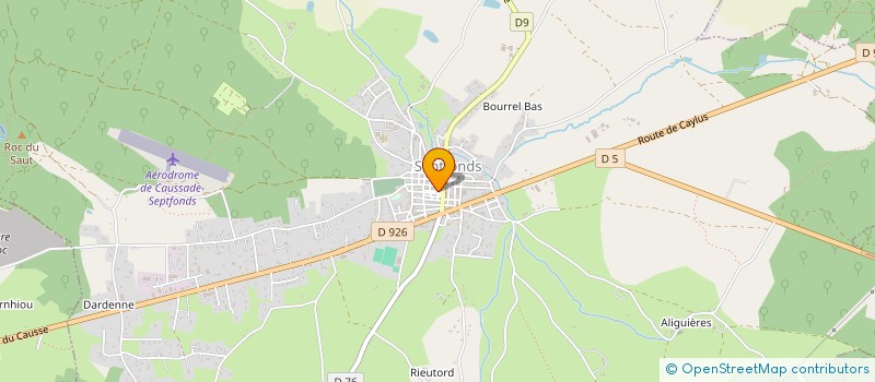 localisation de l'entreprise SCDF LARROQUE JULIETTE & JEAN-MICHEL  SEPTFONDS