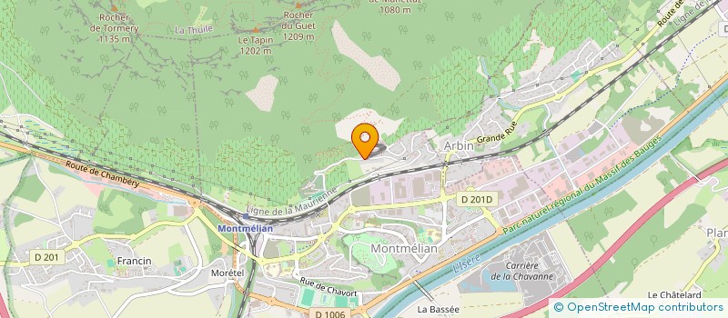 localisation de l'entreprise SCDF LAVERRE FRANCOIS ET AMOUDRY MICHELE  MONTMELIAN