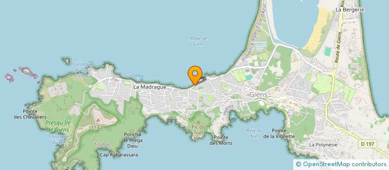 localisation de l'entreprise SCDF LAZAREVITCH ET PODIO à HYERES