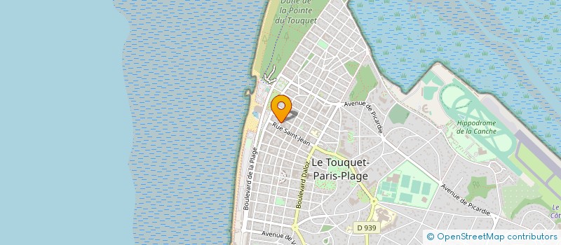 localisation de l'entreprise SCDF LE BOURLIER BERNARD à LE TOUQUET-PARIS-PLAGE