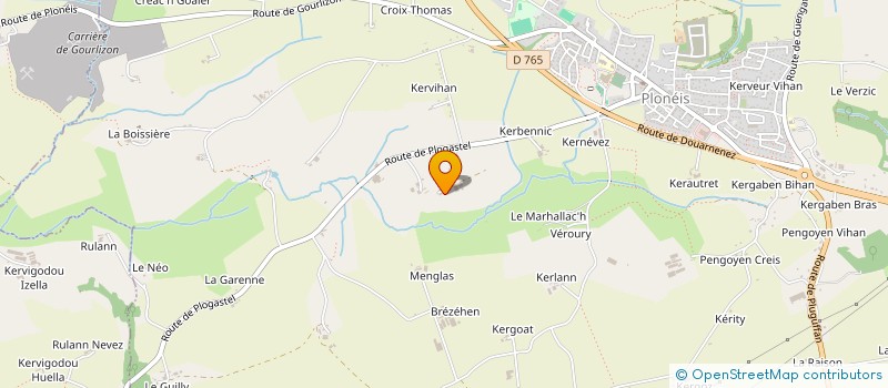 localisation de l'entreprise SCDF LE BUREL ET GUELLEC  GUILER-SUR-GOYEN