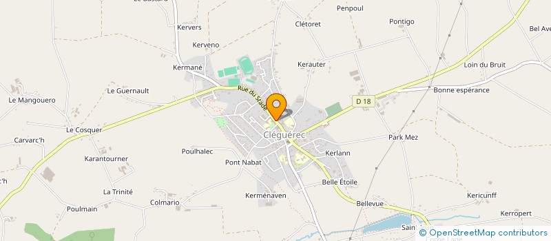 localisation de l'entreprise SCDF LE TELLIER CARMEN ET PATRICIA  CLEGUEREC