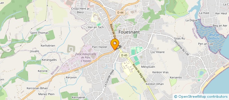 localisation de l'entreprise SCDF LE VIOL JOSEPH & ALICE à FOUESNANT