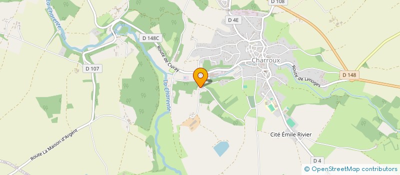 localisation de l'entreprise SCDF LEBOEUF YVES ET MARIE THERESE  CHARROUX