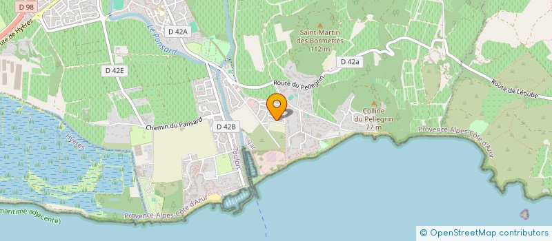 localisation de l'entreprise SCDF LEBOULAIRE PREVOT  LA LONDE LES MAURES