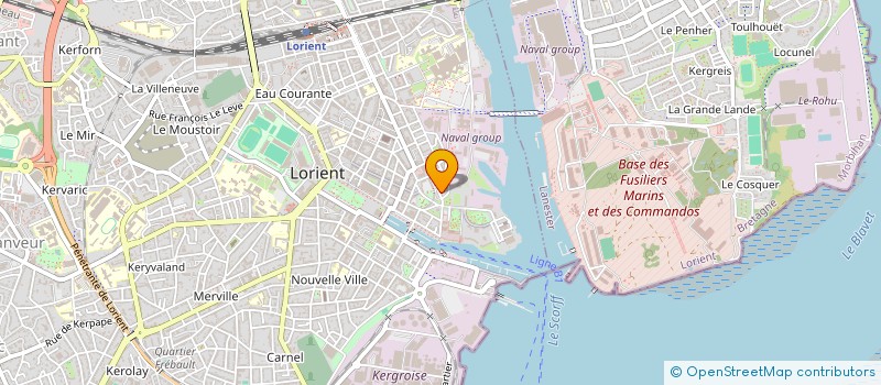 localisation de l'entreprise SCDF LEBRETON MADELEINE ET MARIE FRANCE à LORIENT