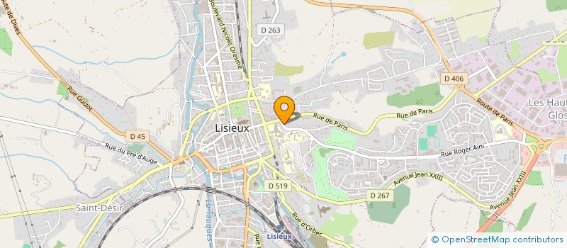 localisation de l'entreprise SCDF LECARDONNEL VASSET à LISIEUX