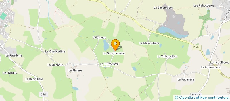 localisation de l'entreprise SCDF LECLERC GILBERT ET LIONEL  BEAUPREAU-EN-MAUGES