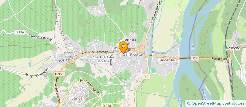 localisation de l'entreprise SCDF LEFEVRE ET SAUTEREAU  SAINT-SATUR