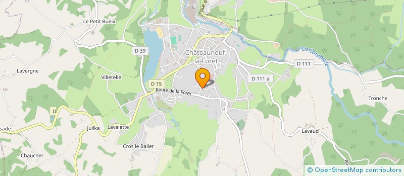 localisation de l'entreprise SCDF LEGOUFFE THOMAS à CHATEAUNEUF-LA-FORET