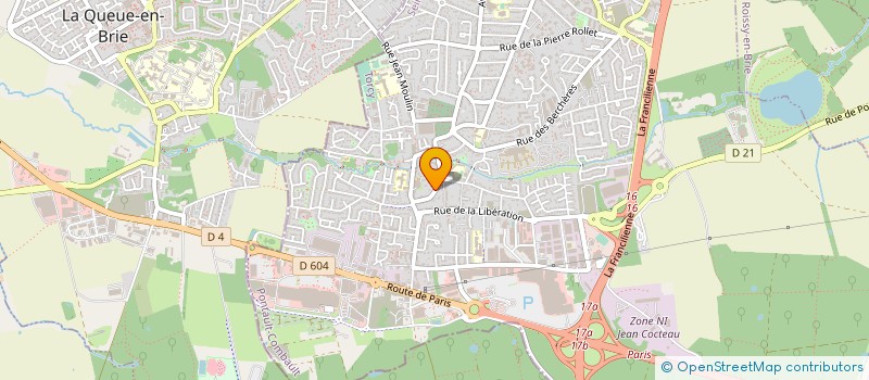 localisation de l'entreprise SCDF LELANDAIS BOUBONY à PONTAULT-COMBAULT