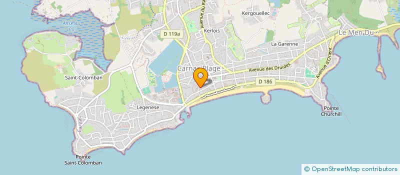 localisation de l'entreprise SCDF LENEVEU MARTINEZ à CARNAC