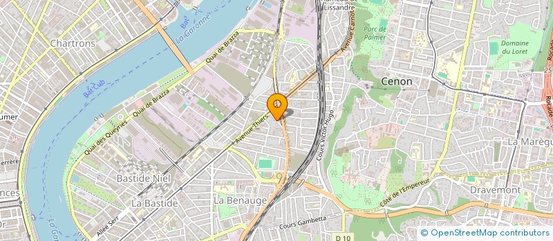 localisation de l'entreprise SCDF LES REPORTERS ASSOCIES à BORDEAUX