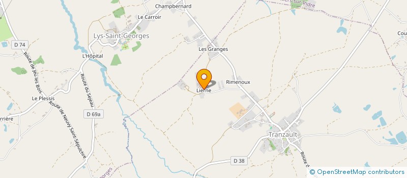 localisation de l'entreprise SCDF LIMOUSIN à TRANZAULT