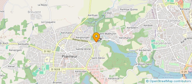 localisation de l'entreprise SCDF LJL ASSURANCES  PLOEMEUR