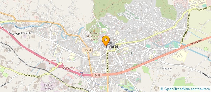 localisation de l'entreprise SCDF LOUVET A ET LADRUZE P à HYERES