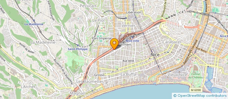 localisation de l'entreprise SCDF LUCCIO ALLAOUA à NICE