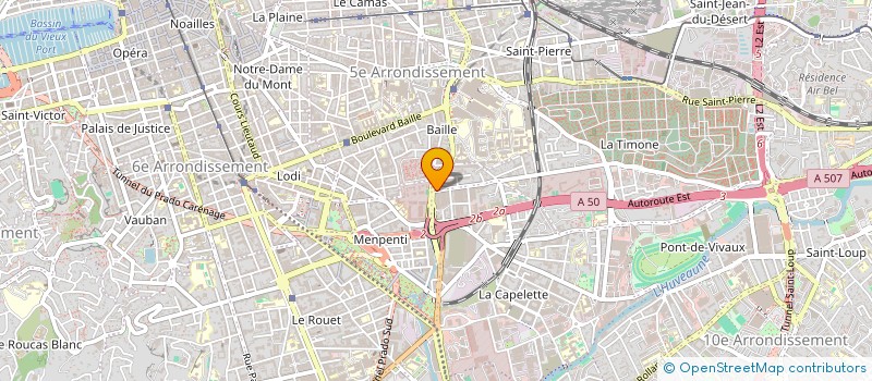 localisation de l'entreprise SCDF MACHACH ET HOUT à MARSEILLE
