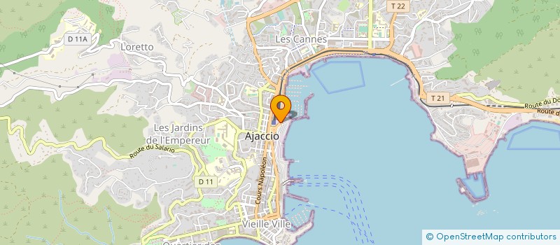 localisation de l'entreprise SCDF MADOTTO PINNA à AJACCIO