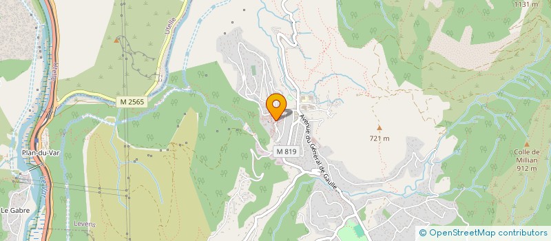 localisation de l'entreprise SCDF MAGALON ET MAUREL  LEVENS