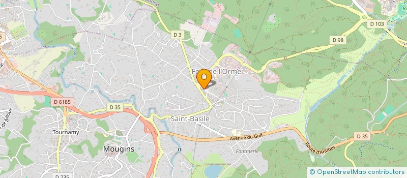 localisation de l'entreprise SCDF MANDRILLE JACQUES ET COLETTE à MOUGINS