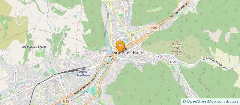 localisation de l'entreprise SCDF MANENT NOEMIE ET CHARLES à DIGNE-LES-BAINS