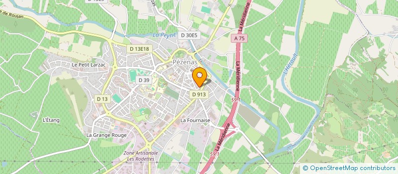 localisation de l'entreprise SCDF MANZANERA FRANCOIS ET LEON à PEZENAS