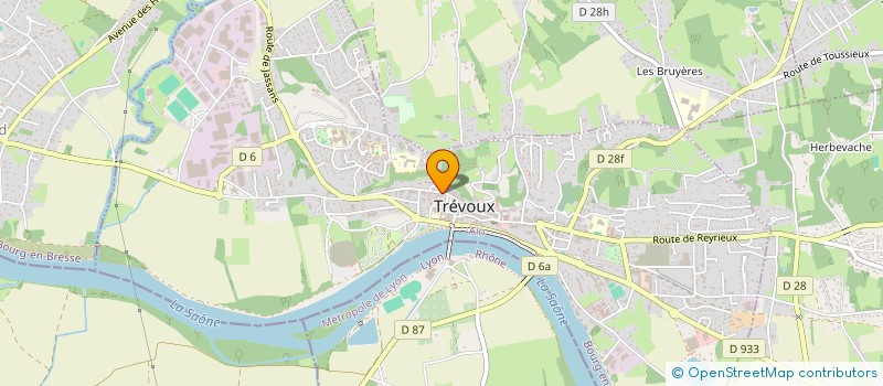 localisation de l'entreprise SCDF MARCAUD-DELLIAGE à TREVOUX