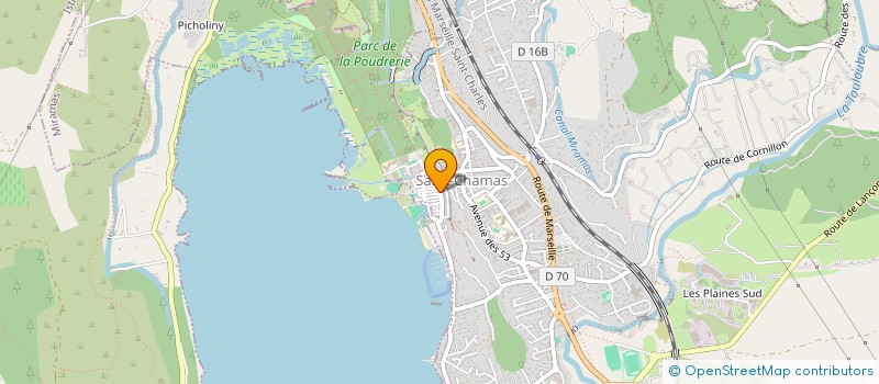 localisation de l'entreprise SCDF MARCHAIS FREDERIC MENDIELA MARC  SAINT-CHAMAS