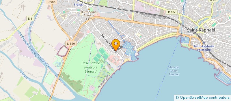 localisation de l'entreprise SCDF MARELLO ET MARTIN à FREJUS