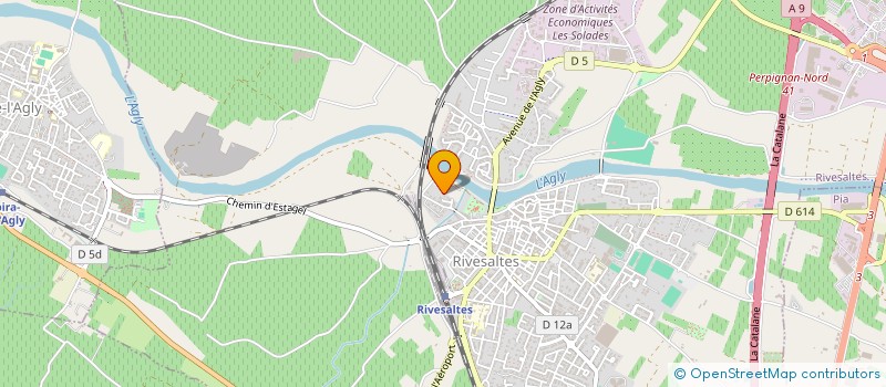 localisation de l'entreprise SCDF MARTY JEAN ET ANDRE  RIVESALTES