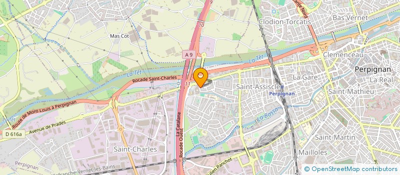 localisation de l'entreprise SCDF MEDECINE D'URGENCE  PERPIGNAN