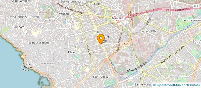 localisation de l'entreprise SCDF MELINE ET ABS à MARSEILLE